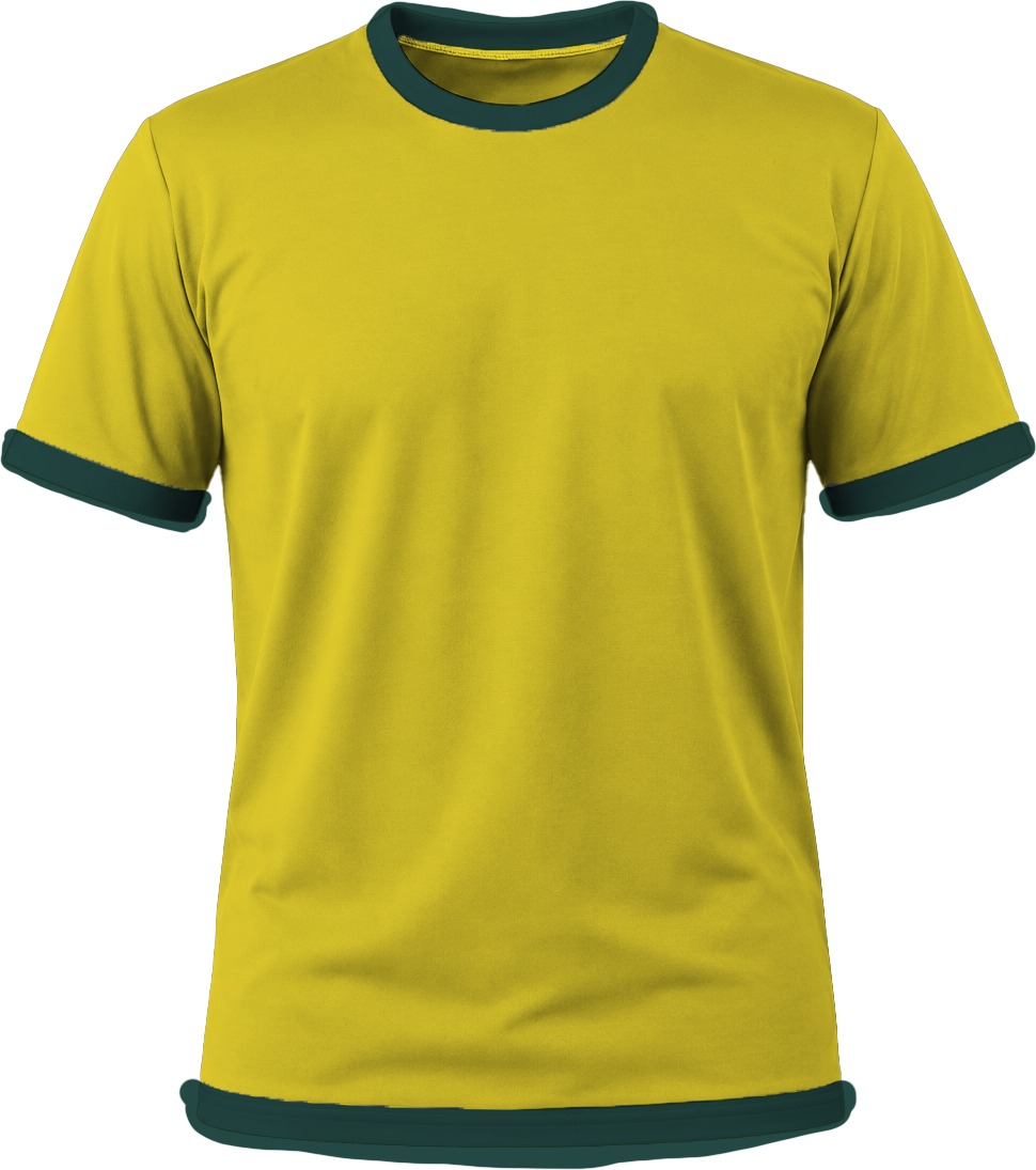 Ringer Ladies Crew Neck T-shirt, Fitted Short Sleeve, Birdseye - Image 11