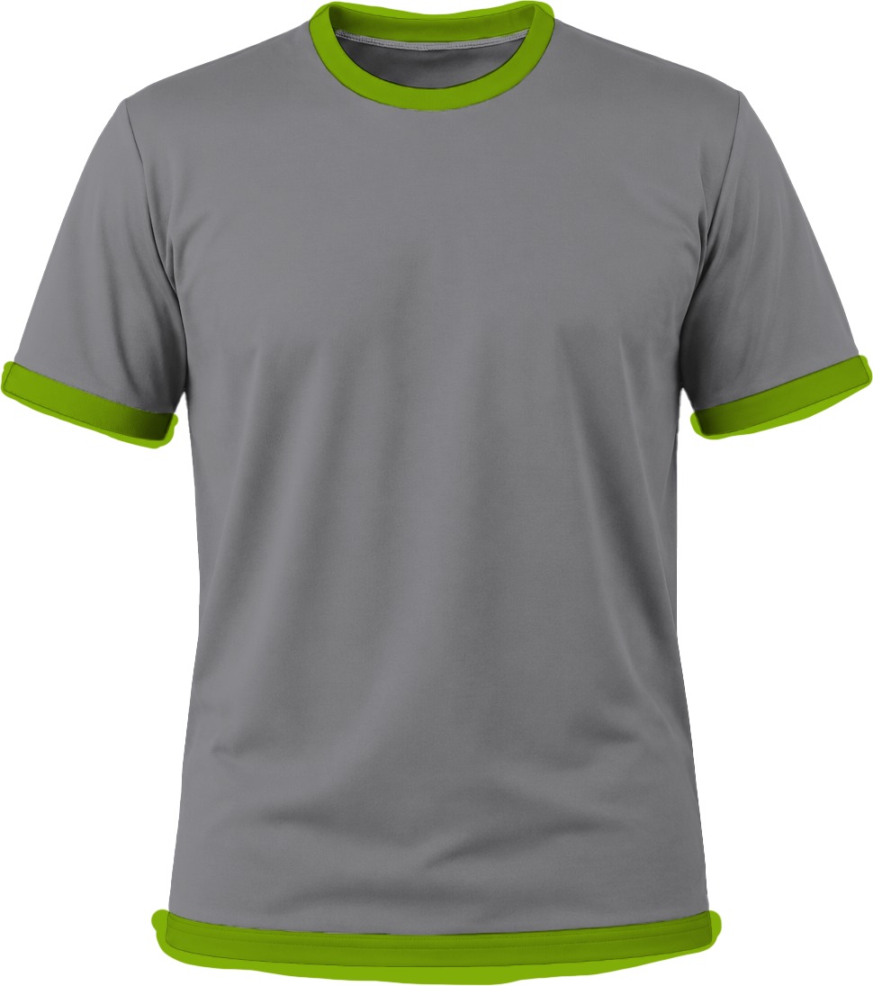 Ringer Ladies Crew Neck T-shirt, Fitted Short Sleeve, Birdseye - Image 13
