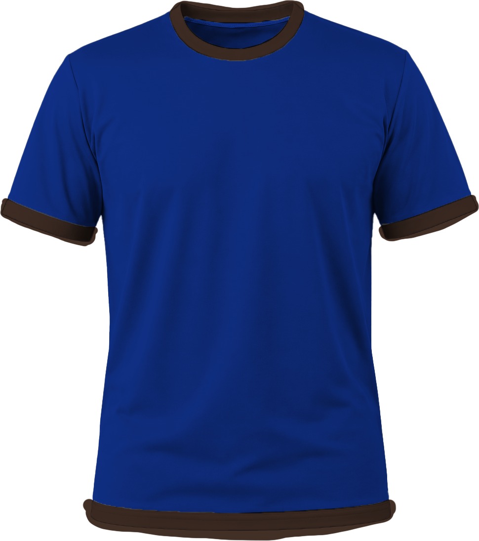 Ringer Ladies Crew Neck T-shirt, Fitted Short Sleeve, Birdseye - Image 18