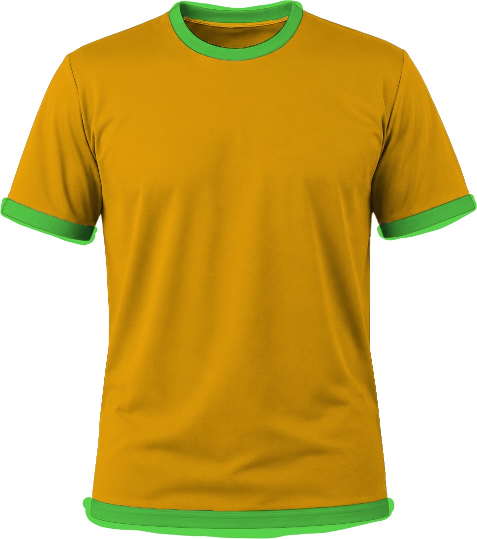 Ringer Ladies Crew Neck T-shirt, Fitted Short Sleeve, Birdseye - Image 19
