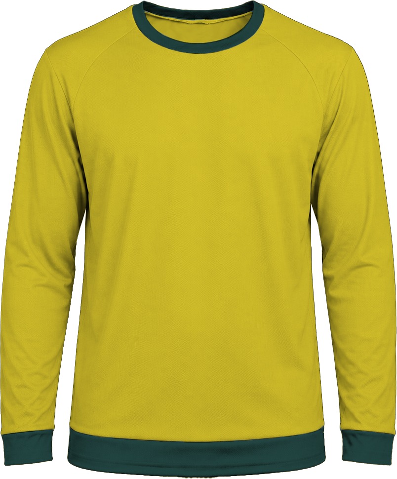 Ringer Ladies Crew Neck T-shirt, Raglan Long Sleeve, Birdseye - Image 10