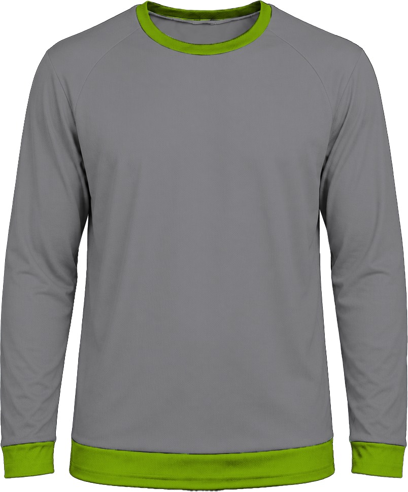 Ringer Ladies Crew Neck T-shirt, Raglan Long Sleeve, Birdseye - Image 13