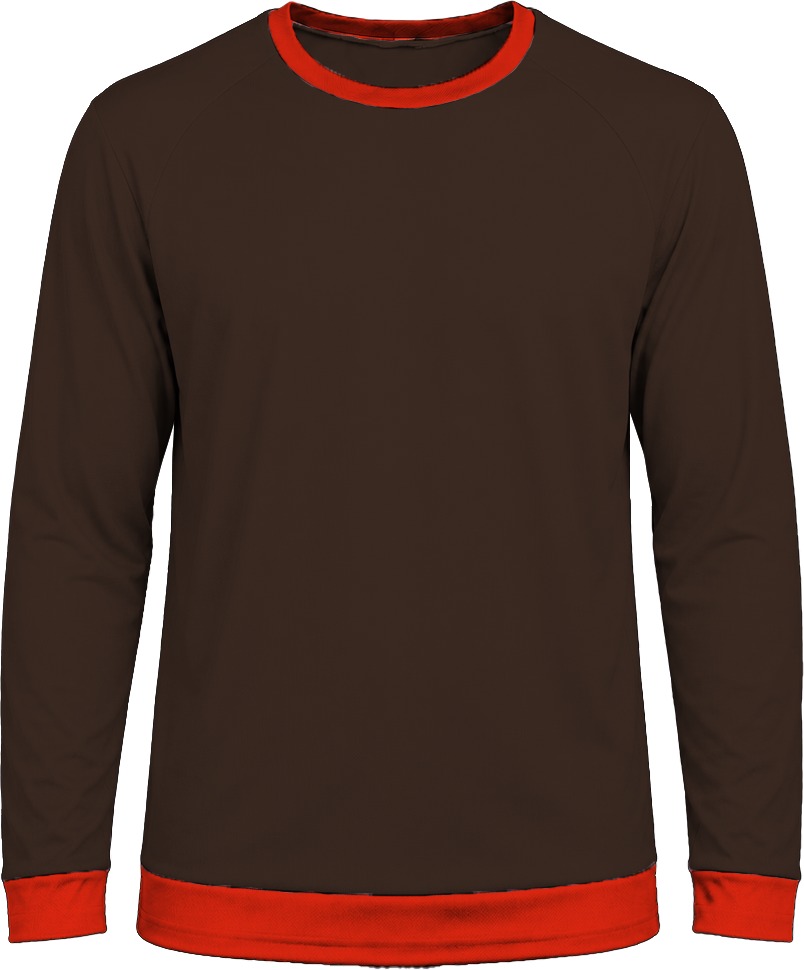 Ringer Ladies Crew Neck T-shirt, Raglan Long Sleeve, Birdseye - Image 14