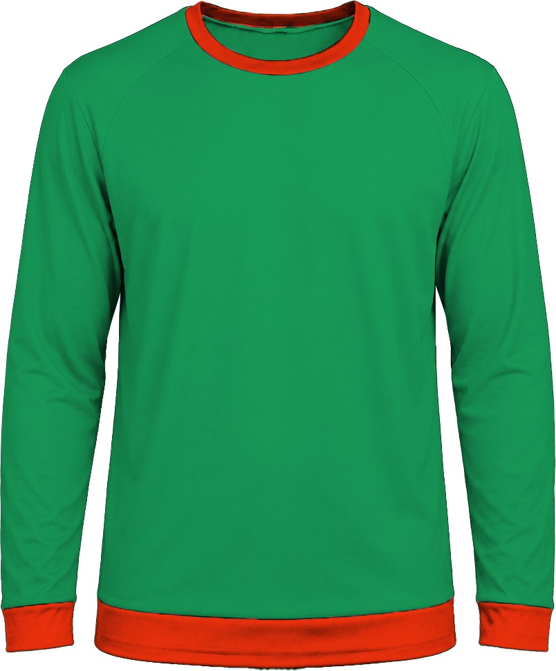 Ringer Ladies Crew Neck T-shirt, Raglan Long Sleeve, Birdseye - Image 16