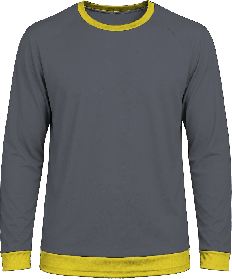 Ringer Ladies Crew Neck T-shirt, Raglan Long Sleeve, Birdseye - Image 17