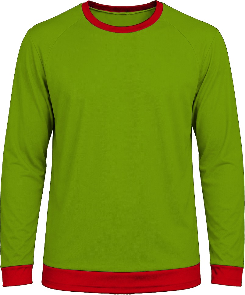 Ringer Ladies Crew Neck T-shirt, Raglan Long Sleeve, Birdseye - Image 19