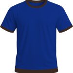 Ringer Ladies Crew Neck T-shirt, Raglan Short Sleeve, Birdseye
