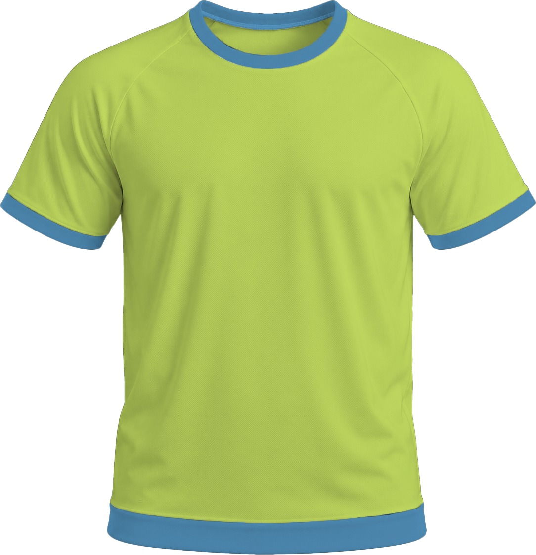 Ringer Ladies Crew Neck T-shirt, Raglan Short Sleeve, Birdseye - Image 18