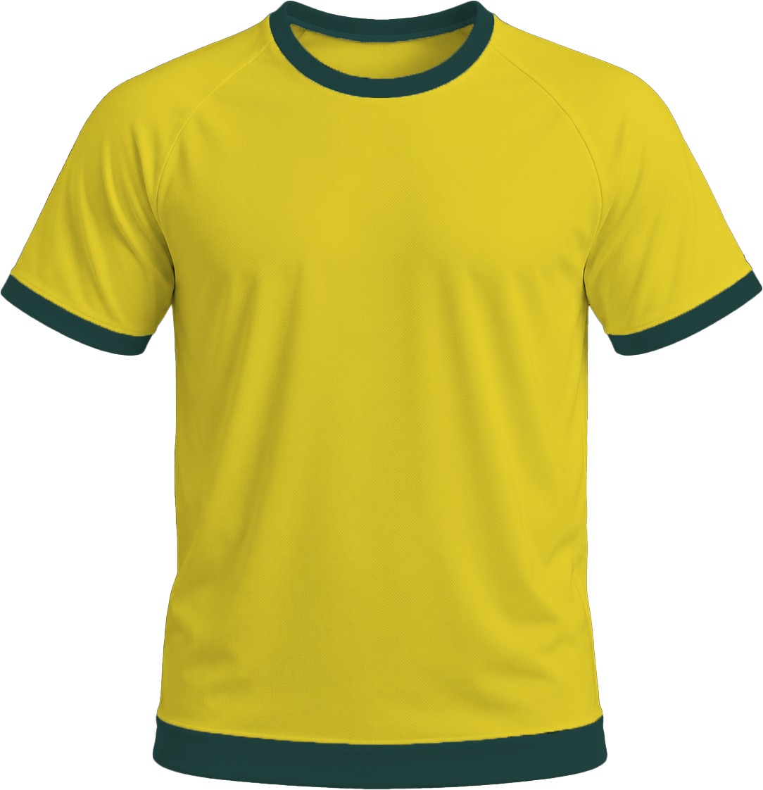 Ringer Ladies Crew Neck T-shirt, Raglan Short Sleeve, Birdseye - Image 3