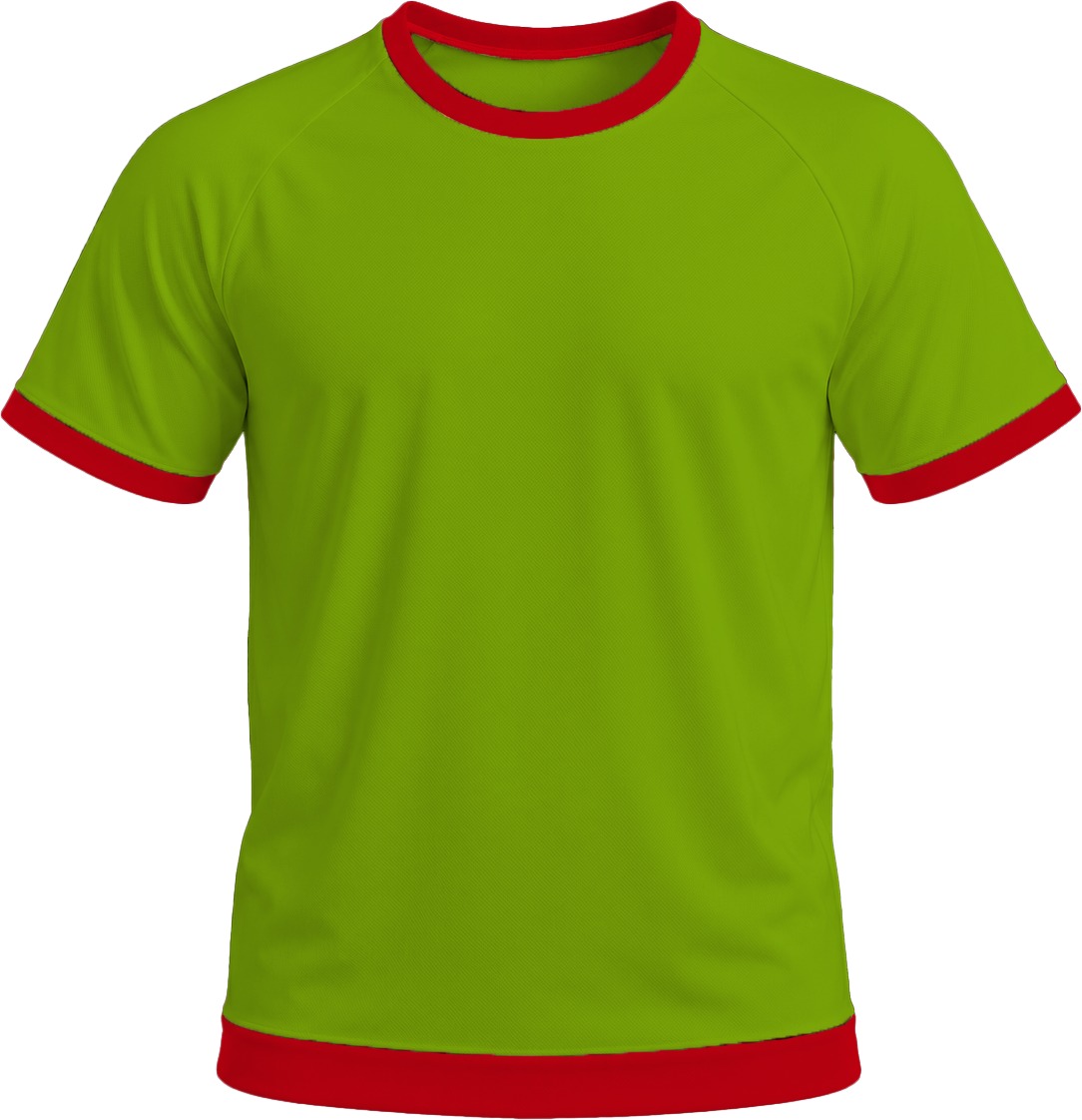 Ringer Ladies Crew Neck T-shirt, Raglan Short Sleeve, Birdseye - Image 7