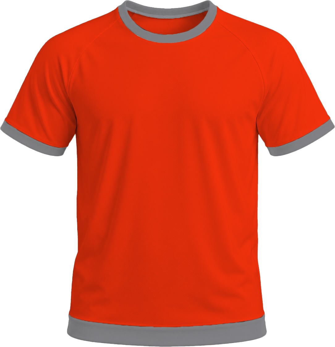 Ringer Ladies Crew Neck T-shirt, Raglan Short Sleeve, Birdseye - Image 8