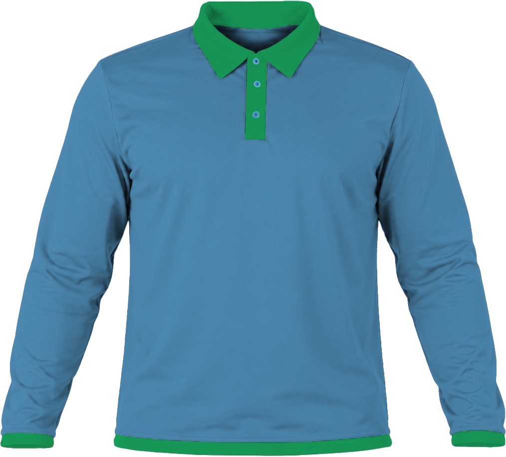 Ringer Ladies Golf Shirt, Fitted Long Sleeve, Birdseye
