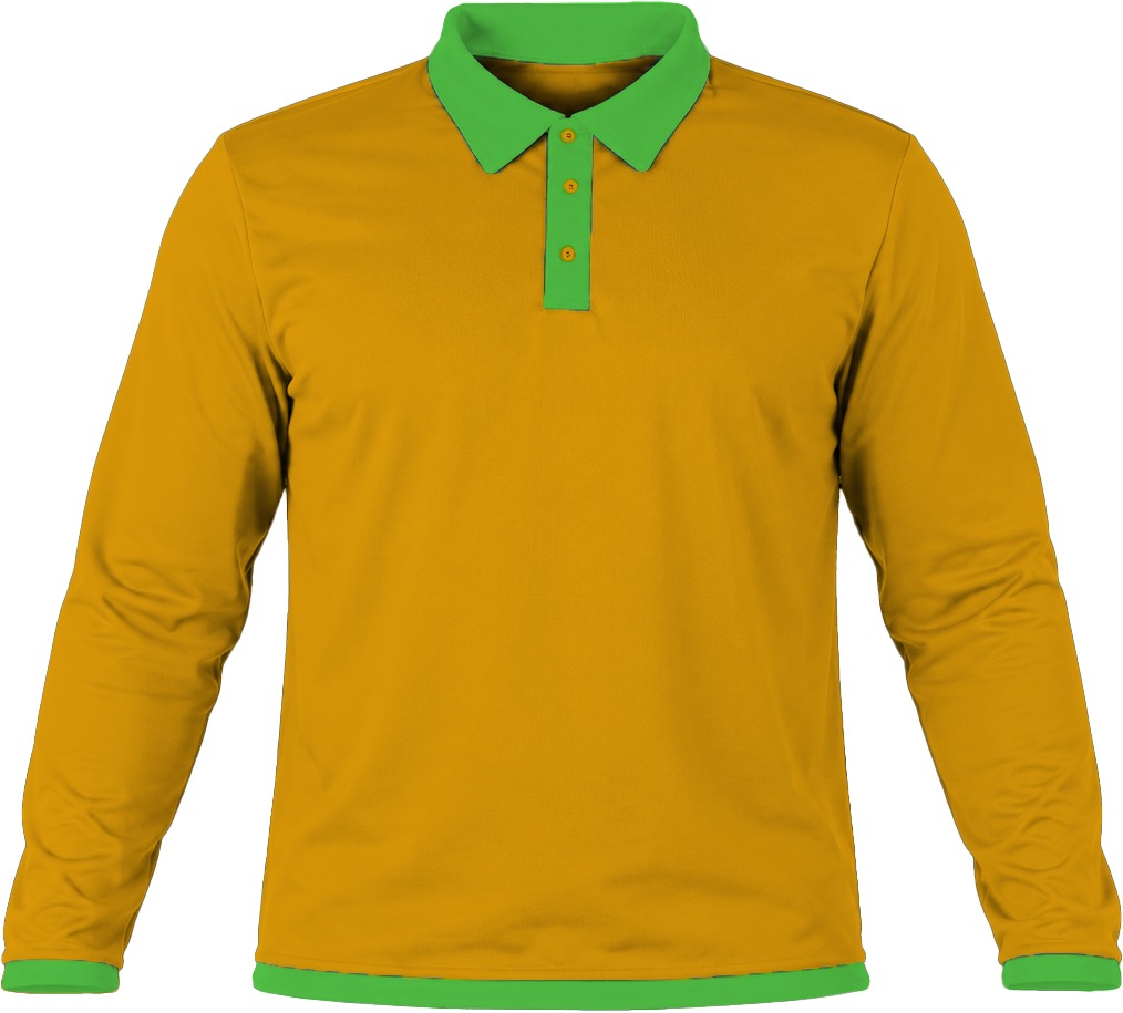 Ringer Ladies Golf Shirt, Fitted Long Sleeve, Birdseye - Image 18