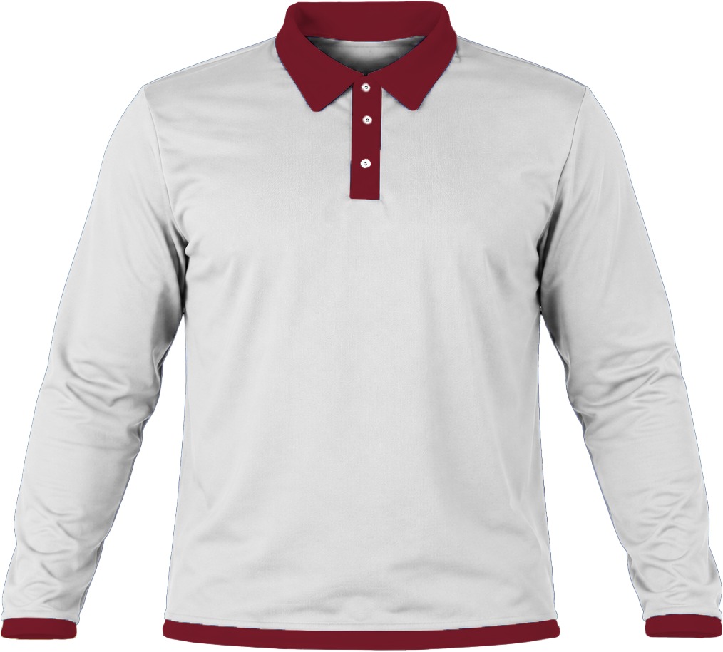 Ringer Ladies Golf Shirt, Fitted Long Sleeve, Reverse Birdseye - Image 5