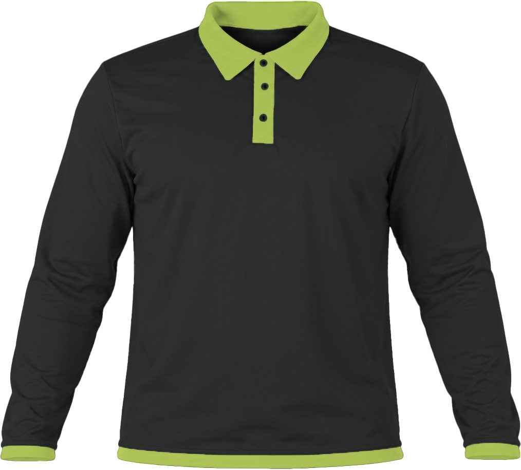 Ringer Ladies Golf Shirt, Fitted Long Sleeve, Reverse Birdseye - Image 6