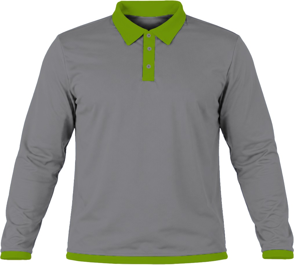 Ringer Ladies Golf Shirt, Fitted Long Sleeve, Reverse Birdseye - Image 7
