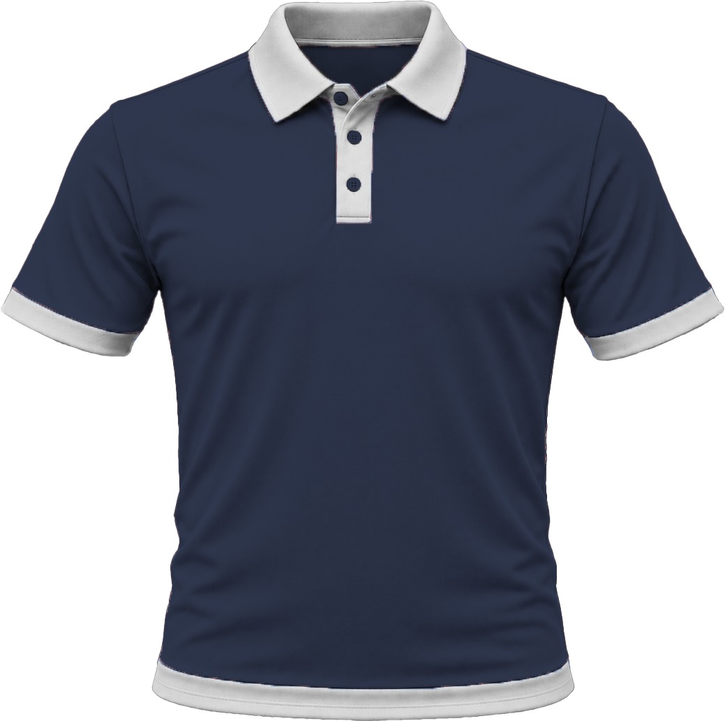 Ringer Ladies Golf Shirt, Fitted Short Sleeve, Birdseye - Image 3