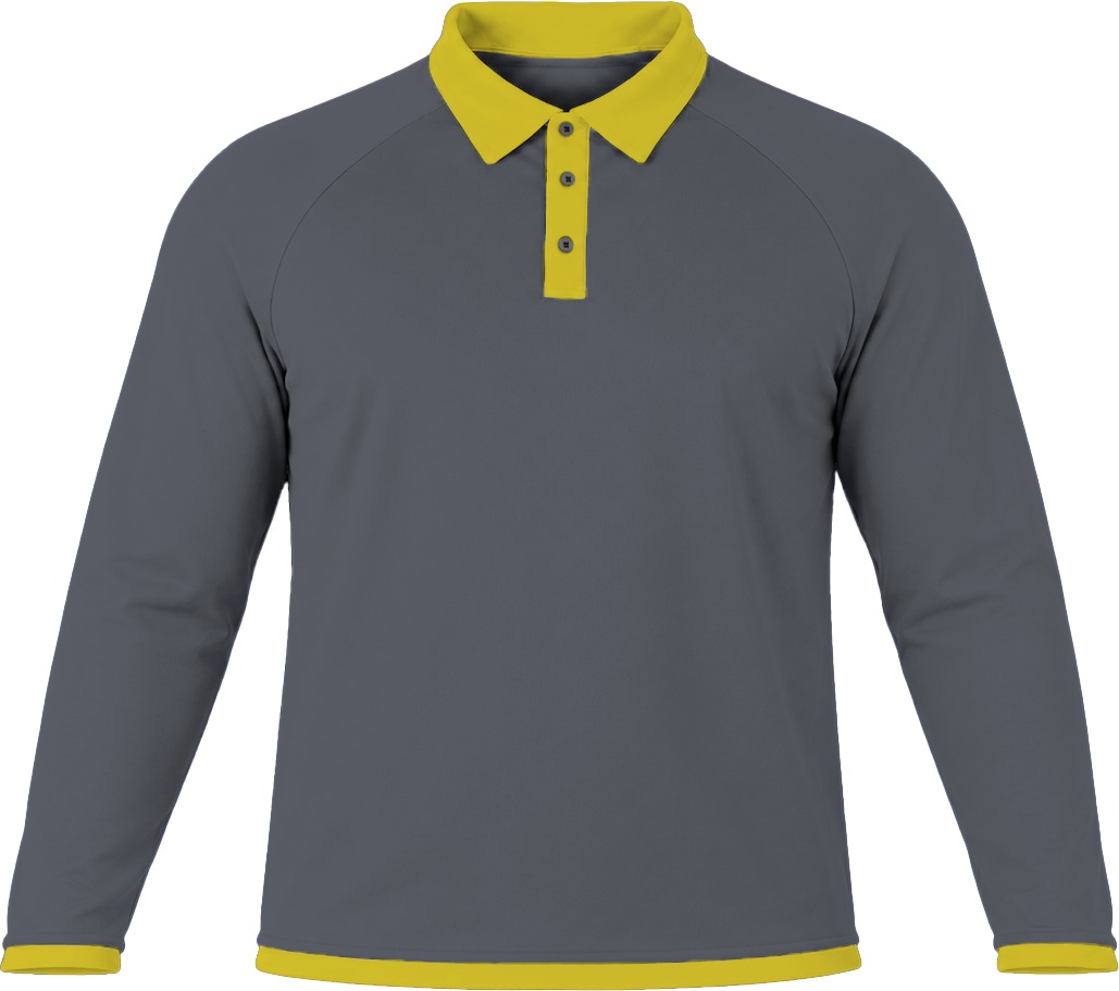 Ringer Ladies Golf Shirt, Raglan Long Sleeve, Birdseye - Image 12
