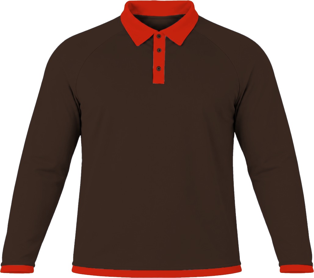 Ringer Ladies Golf Shirt, Raglan Long Sleeve, Birdseye - Image 16