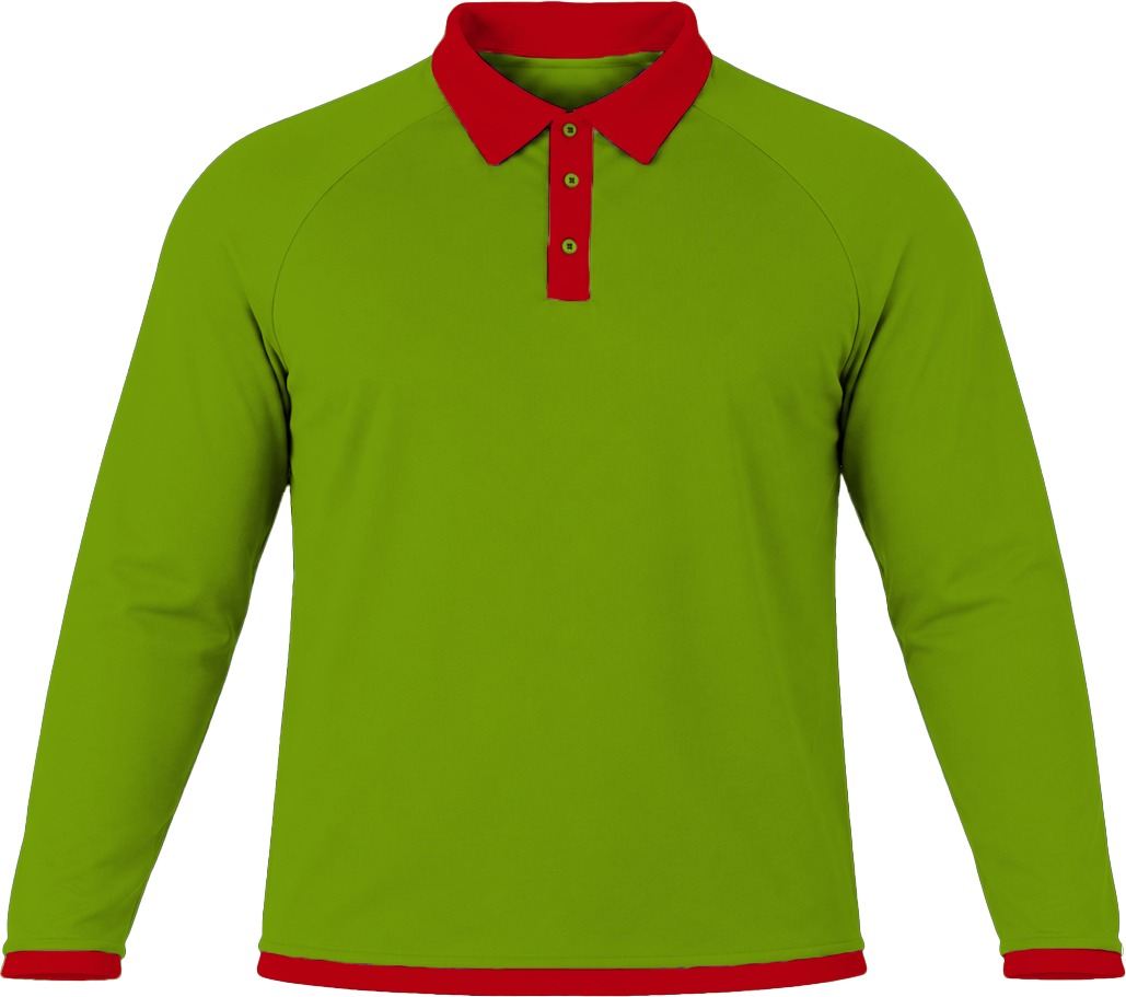 Ringer Ladies Golf Shirt, Raglan Long Sleeve, Birdseye - Image 19