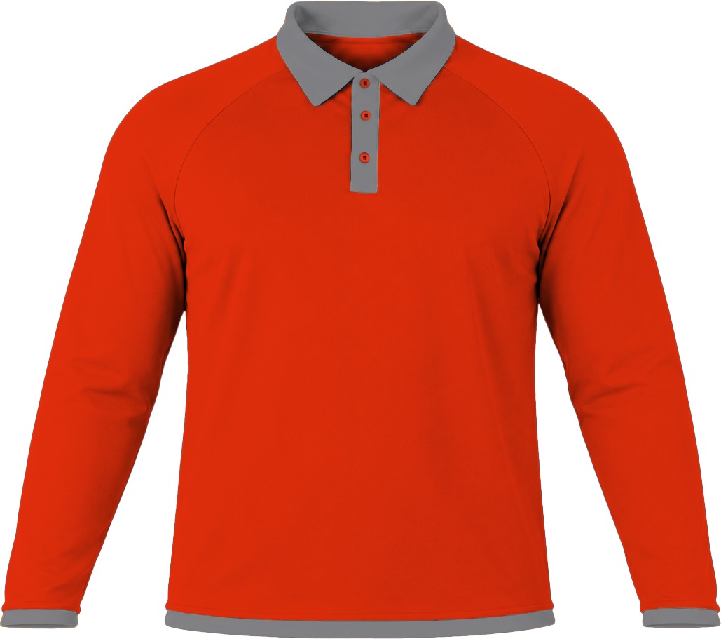 Ringer Ladies Golf Shirt, Raglan Long Sleeve, Birdseye - Image 6