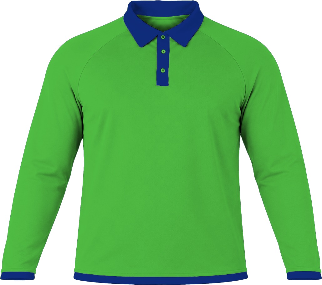 Ringer Ladies Golf Shirt, Raglan Long Sleeve, Birdseye - Image 9