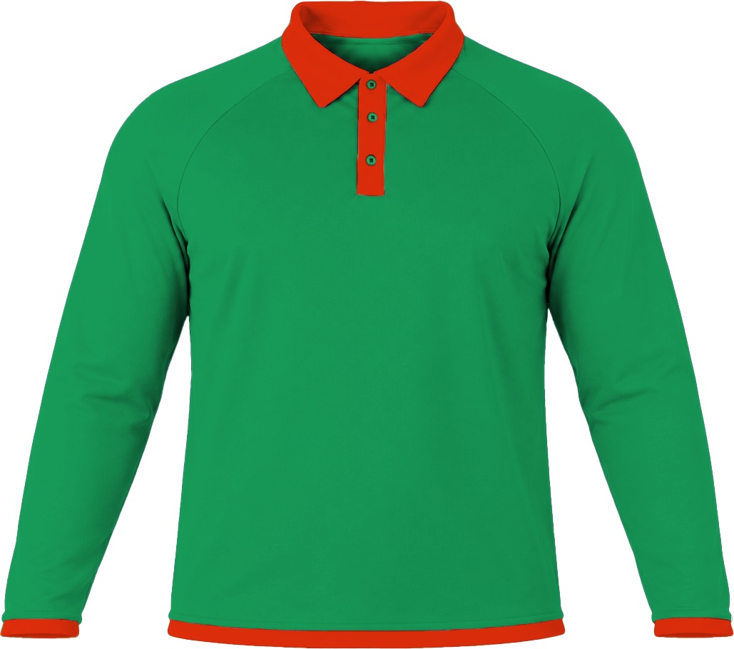 Ringer Ladies Golf Shirt, Raglan Long Sleeve, Reverse Birdseye - Image 17
