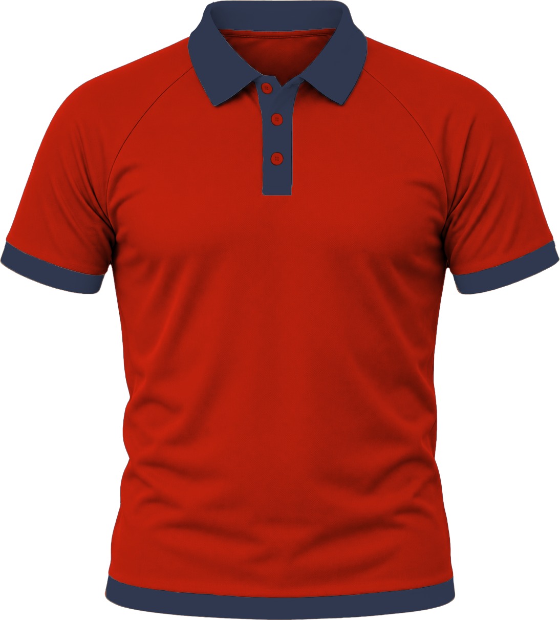 Ringer Ladies Golf Shirt, Raglan Short Sleeve, Birdseye - Image 10