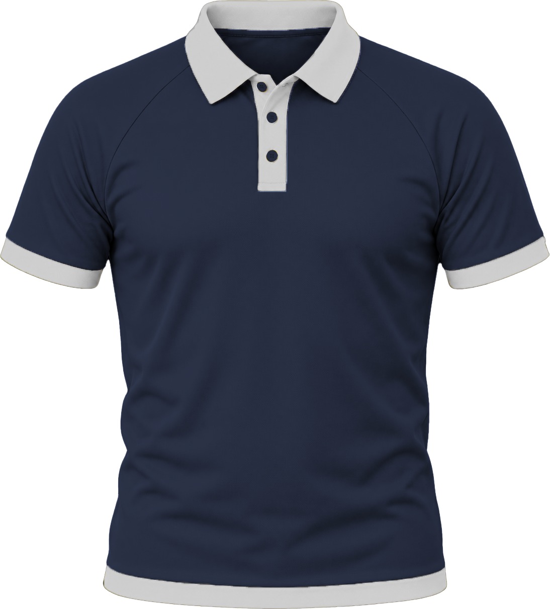 Ringer Ladies Golf Shirt, Raglan Short Sleeve, Birdseye - Image 19