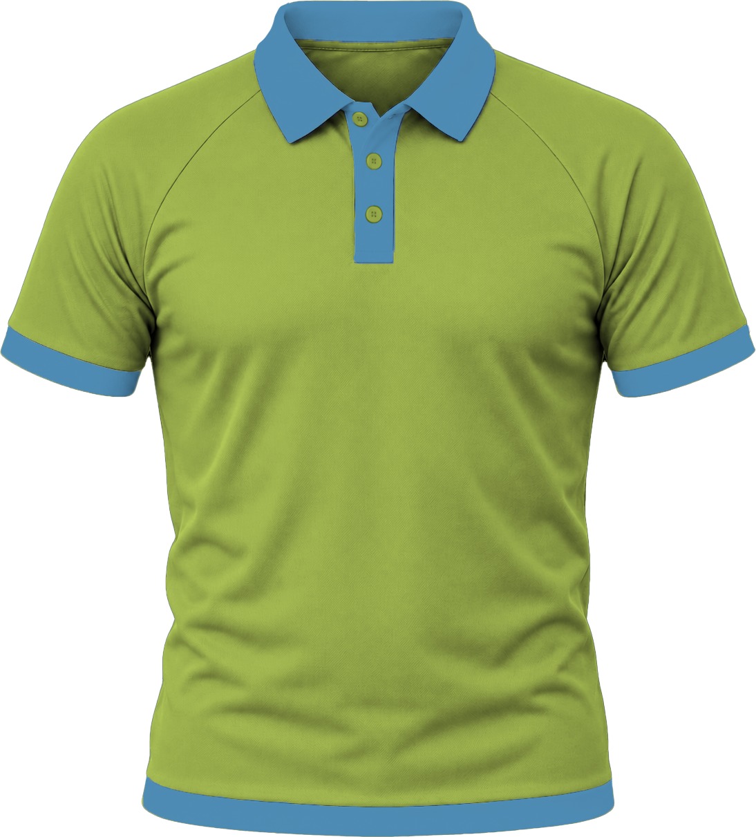 Ringer Ladies Golf Shirt, Raglan Short Sleeve, Birdseye - Image 4