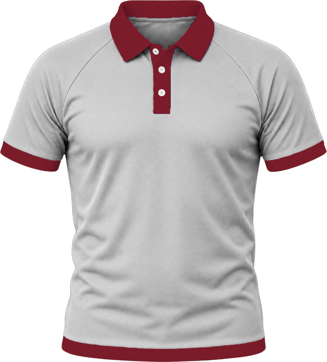 Ringer Ladies Golf Shirt, Raglan Short Sleeve, Birdseye - Image 5