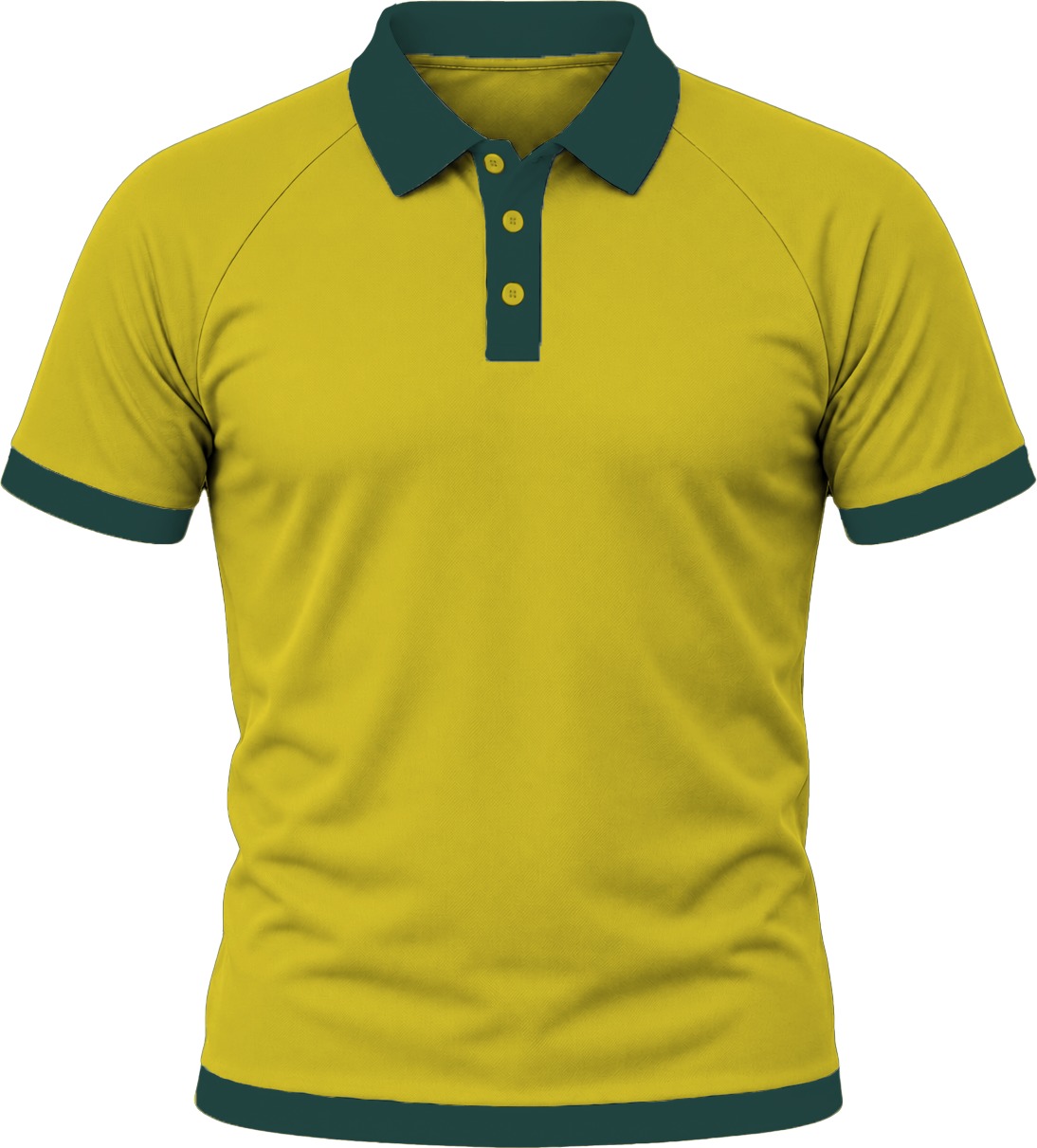 Ringer Ladies Golf Shirt, Raglan Short Sleeve, Reverse Birdseye - Image 2