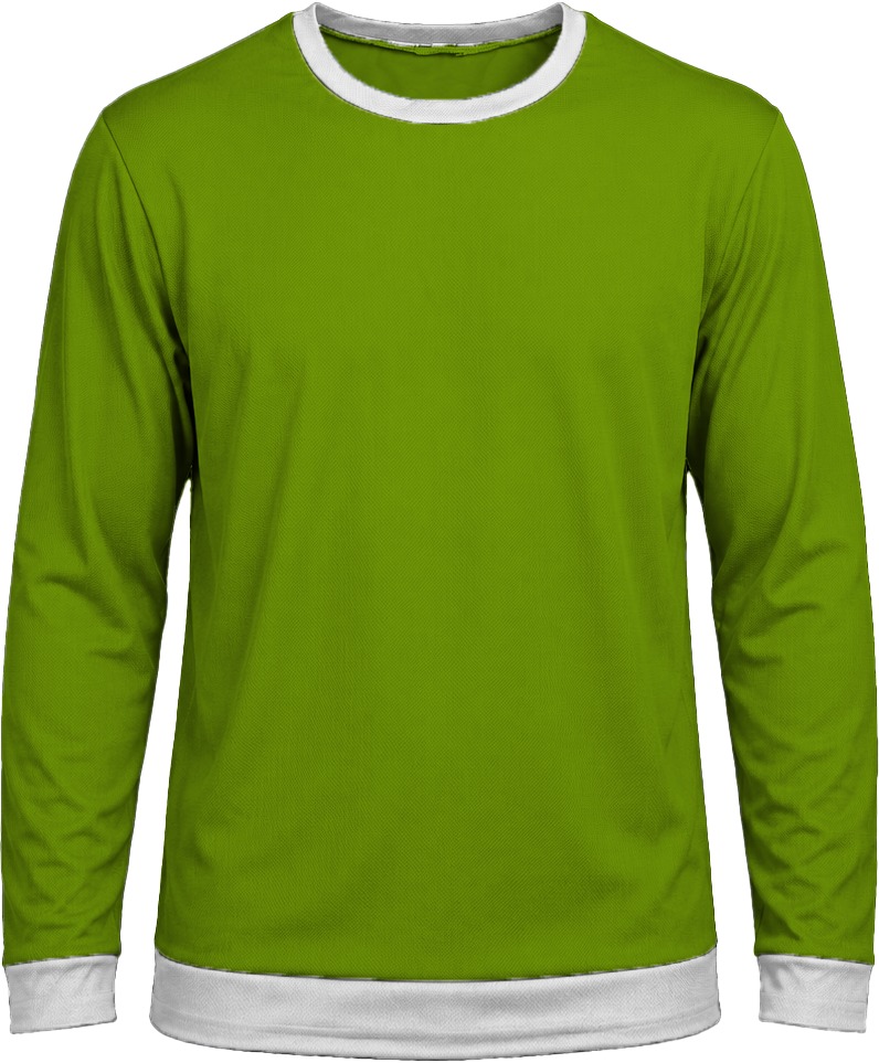 Ringer Unisex Crew Neck T-shirt, Fitted Long Sleeve, Birdseye - Image 16