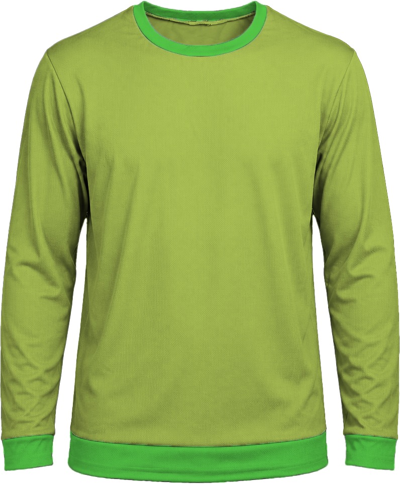 Ringer Unisex Crew Neck T-shirt, Fitted Long Sleeve, Birdseye - Image 6