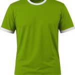 Ringer Unisex Crew Neck T-shirt, Fitted Short Sleeve, Birdseye