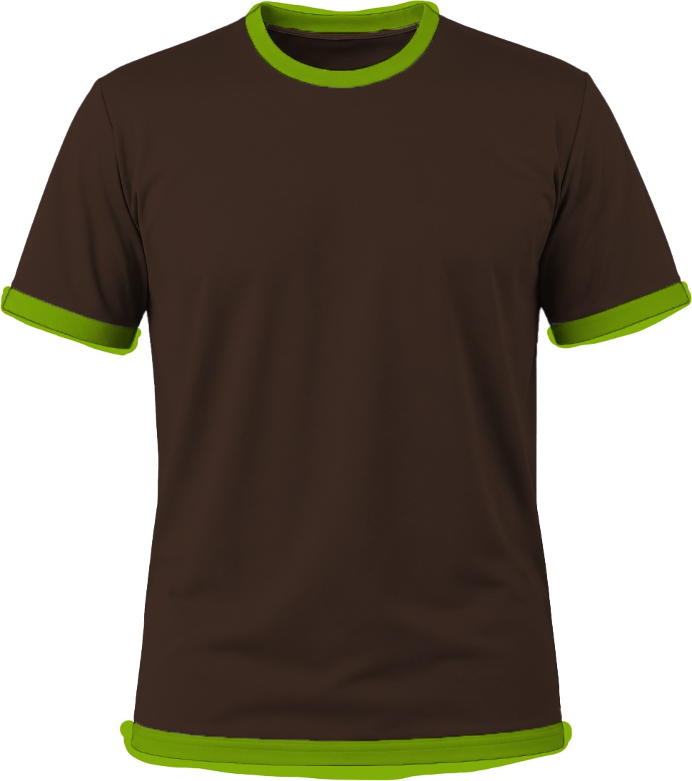 Ringer Unisex Crew Neck T-shirt, Fitted Short Sleeve, Birdseye - Image 14