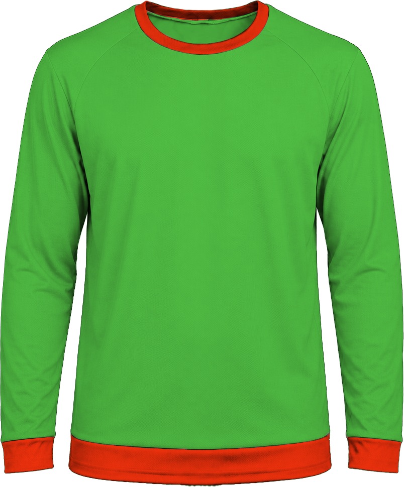 Ringer Unisex Crew Neck T-shirt, Raglan Long Sleeve, Birdseye - Image 10