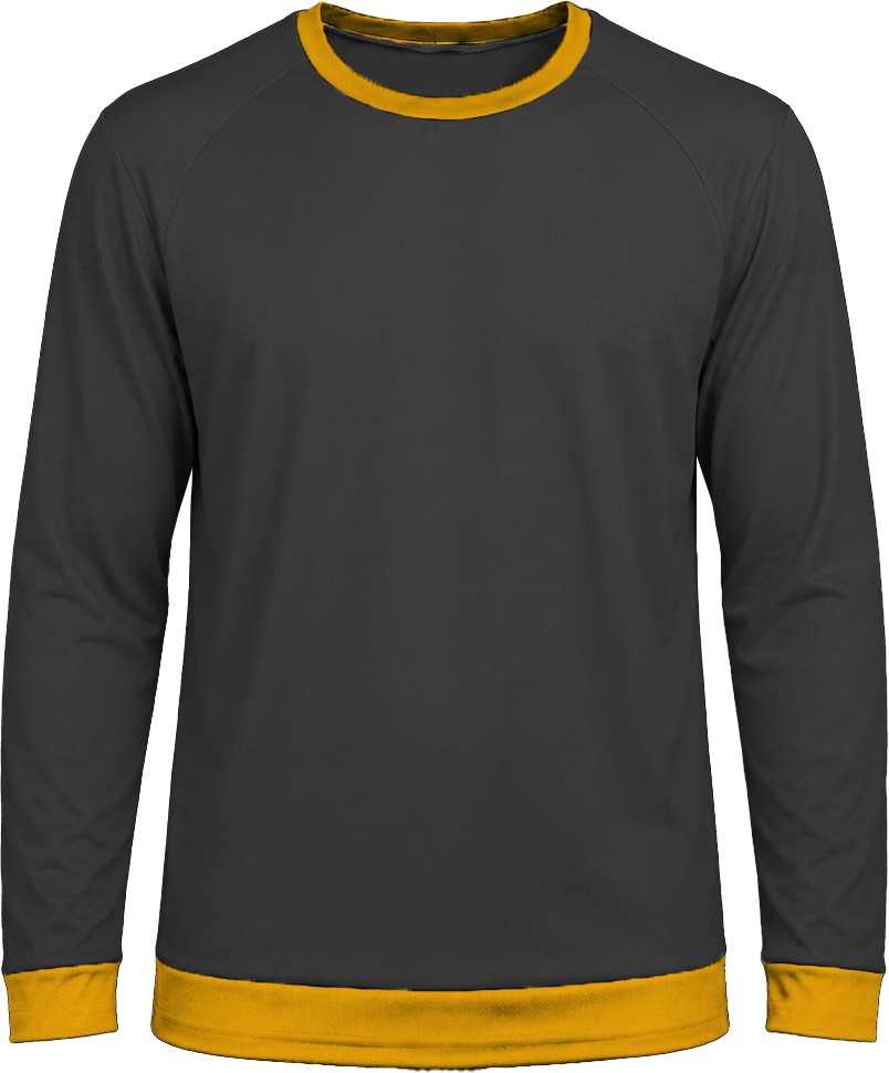 Ringer Unisex Crew Neck T-shirt, Raglan Long Sleeve, Birdseye - Image 13