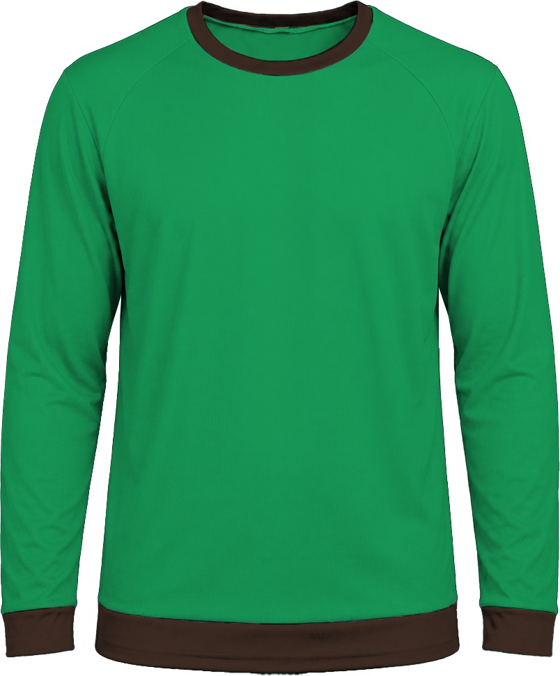 Ringer Unisex Crew Neck T-shirt, Raglan Long Sleeve, Birdseye - Image 14