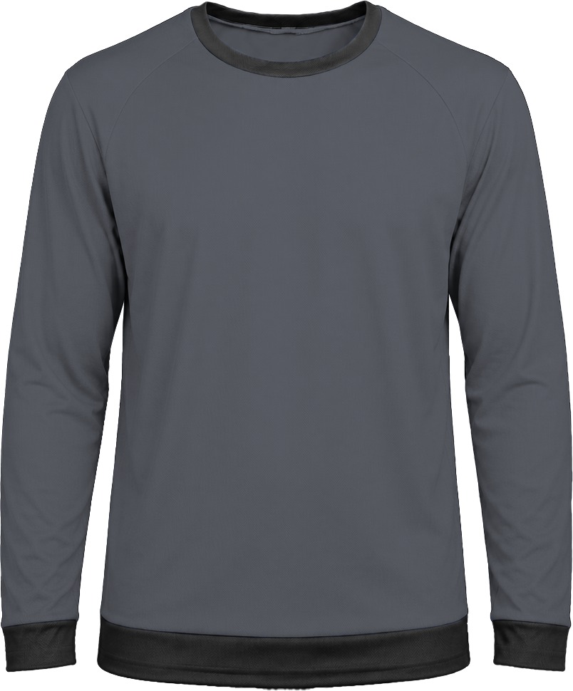Ringer Unisex Crew Neck T-shirt, Raglan Long Sleeve, Birdseye - Image 15