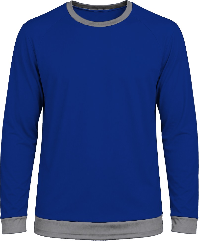 Ringer Unisex Crew Neck T-shirt, Raglan Long Sleeve, Birdseye - Image 16