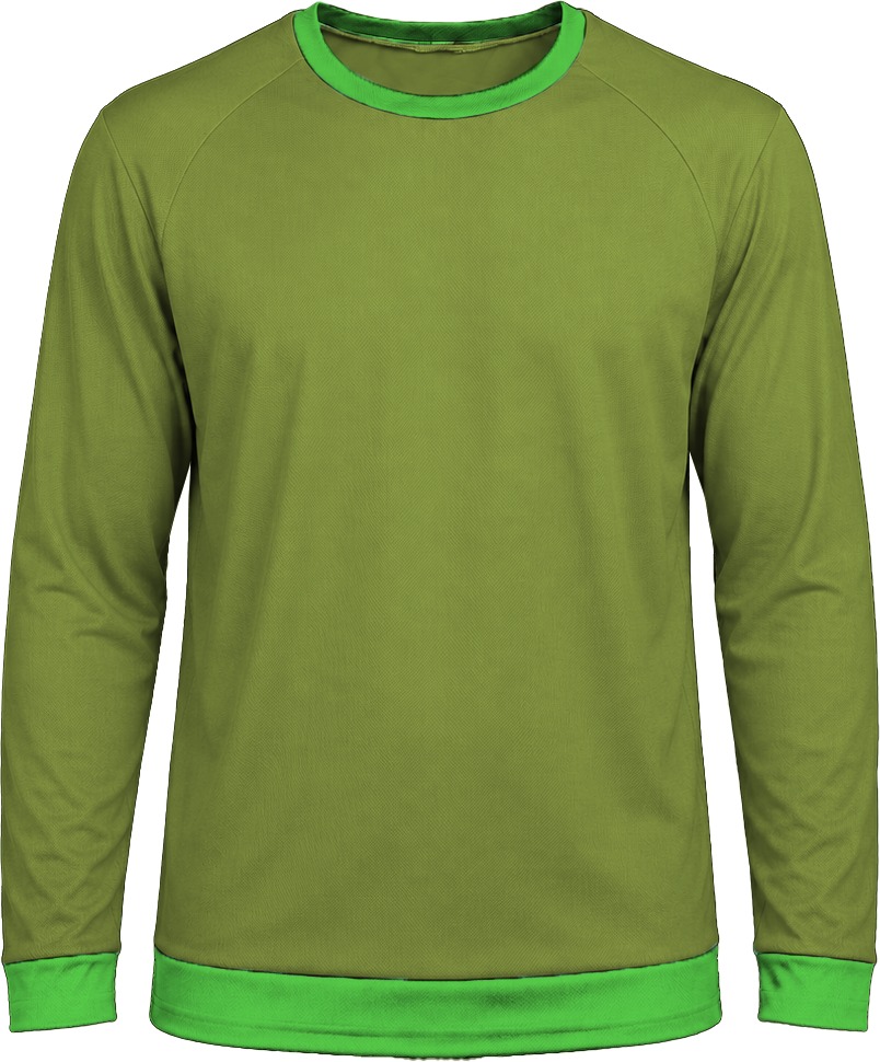 Ringer Unisex Crew Neck T-shirt, Raglan Long Sleeve, Birdseye - Image 7