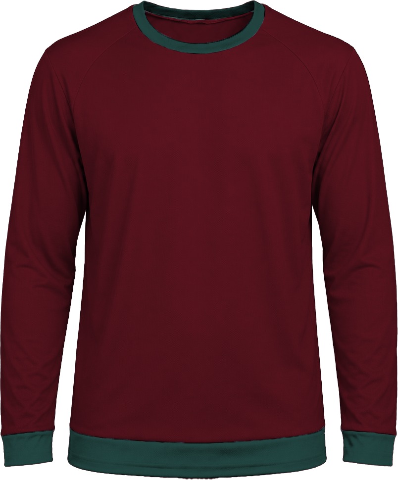 Ringer Unisex Crew Neck T-shirt, Raglan Long Sleeve, Birdseye - Image 8