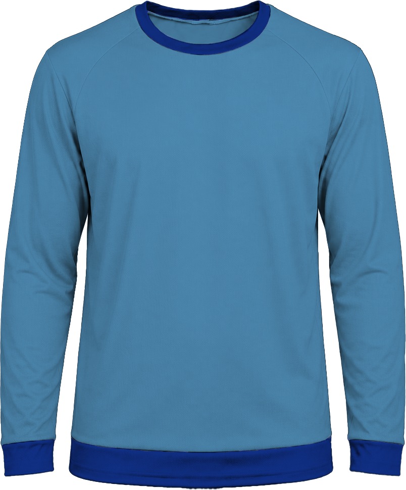 Ringer Unisex Crew Neck T-shirt, Raglan Long Sleeve, Birdseye - Image 9