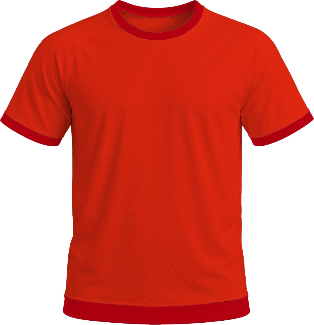 Ringer Unisex Crew Neck T-shirt, Raglan Short Sleeve, Birdseye - Image 9