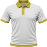 Ringer Unisex Golf Shirt, Fitted Short Sleeve, Birdseye