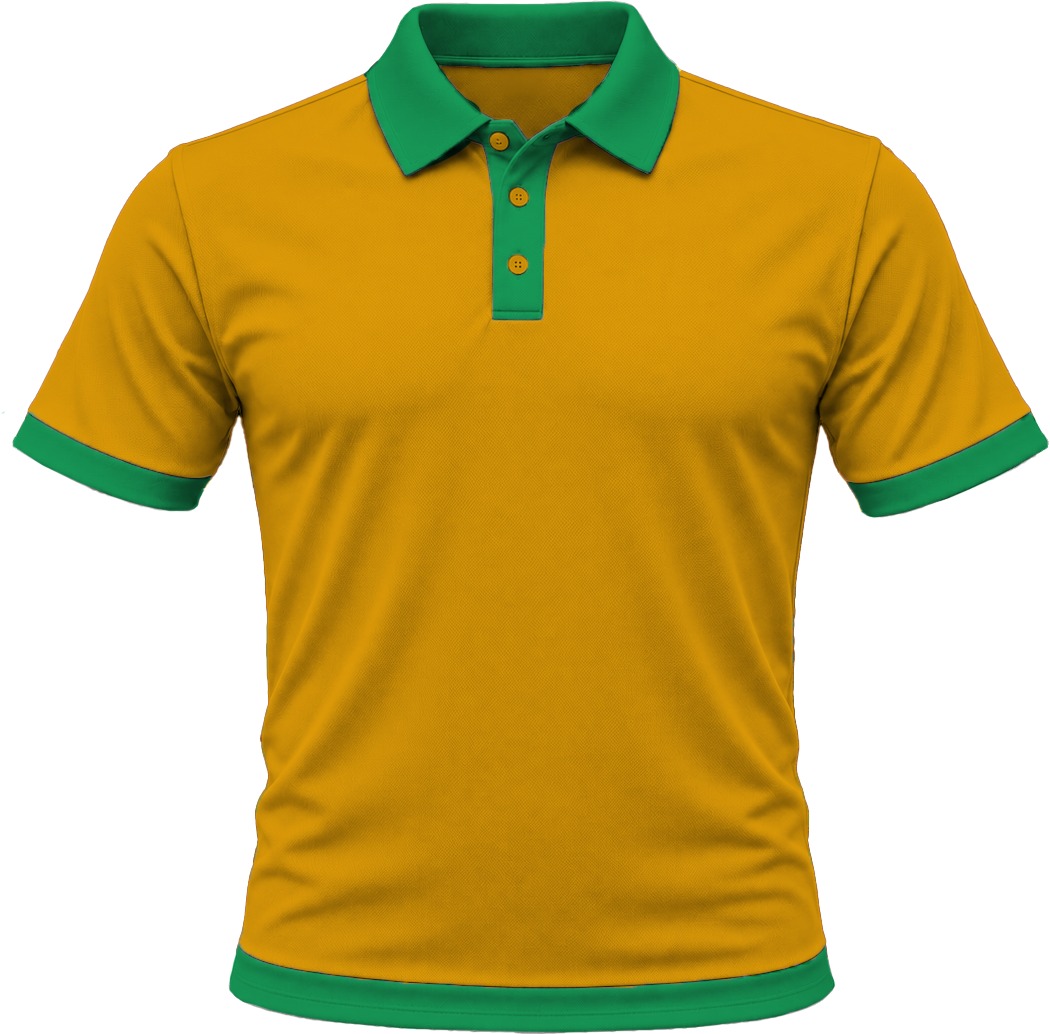 Ringer Unisex Golf Shirt, Fitted Short Sleeve, Birdseye - Image 19
