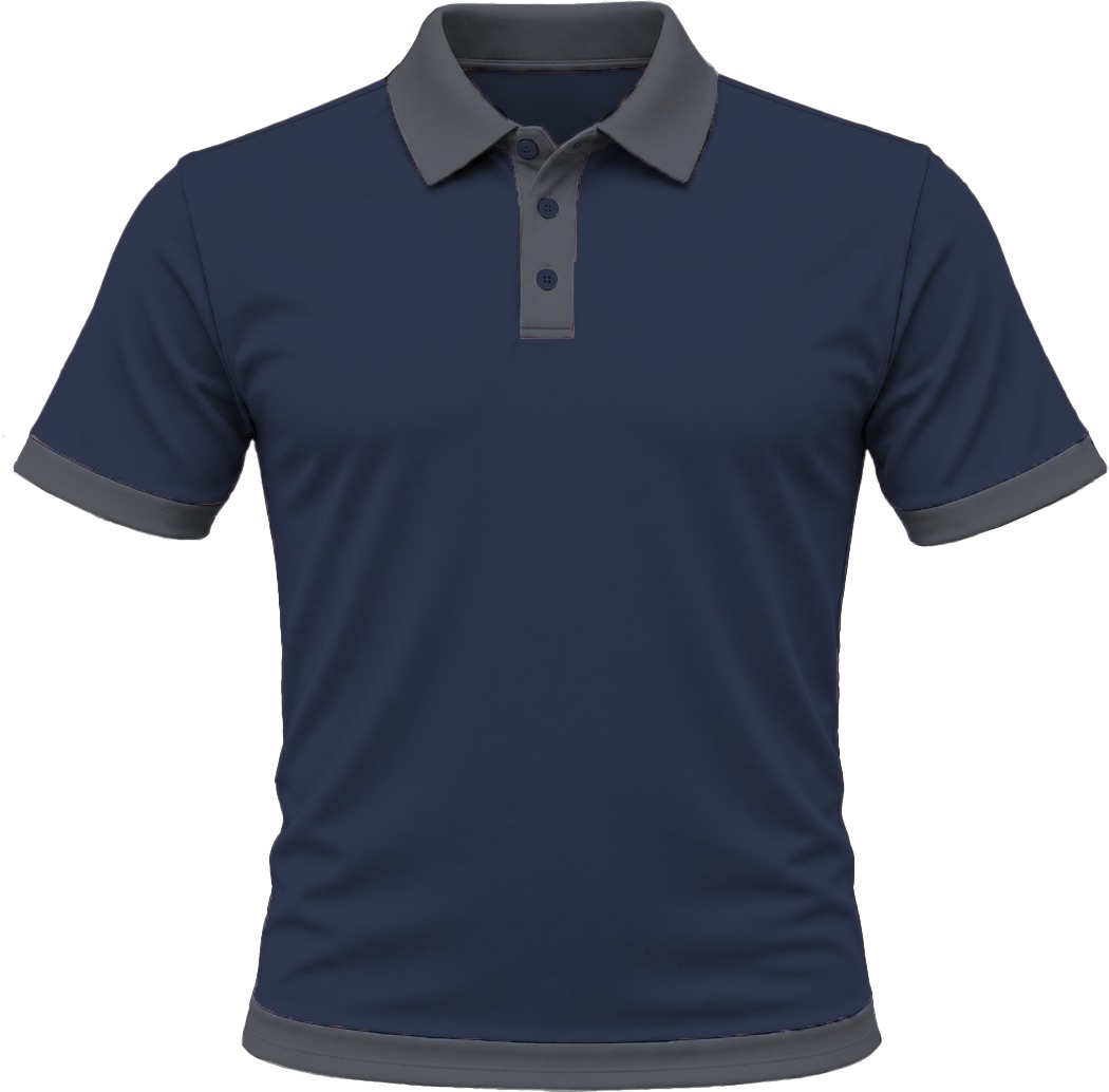 Ringer Unisex Golf Shirt, Fitted Short Sleeve, Birdseye - Image 4
