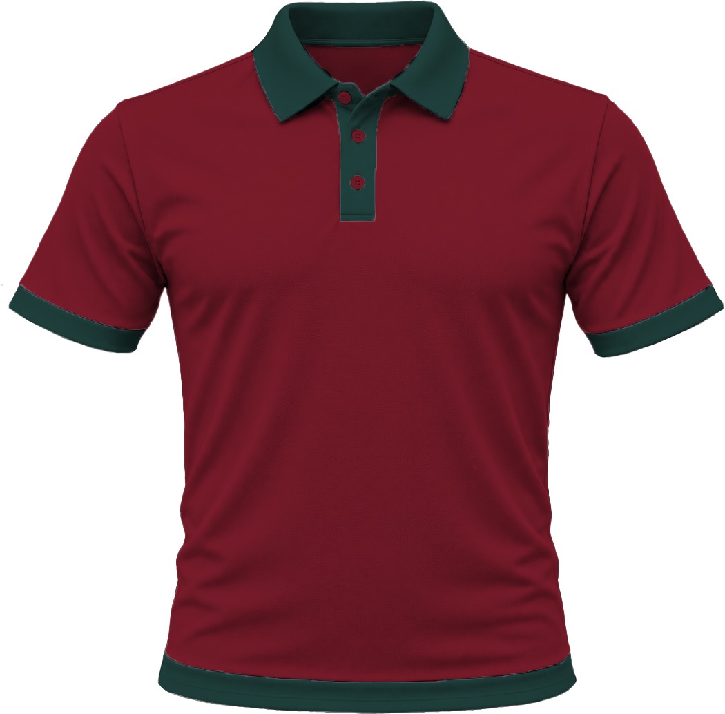 Ringer Unisex Golf Shirt, Fitted Short Sleeve, Birdseye - Image 5