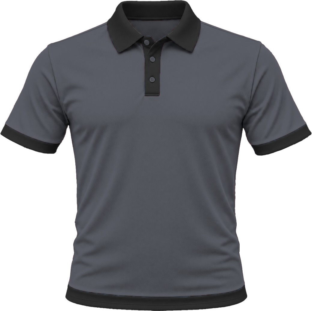 Ringer Unisex Golf Shirt, Fitted Short Sleeve, Birdseye - Image 7